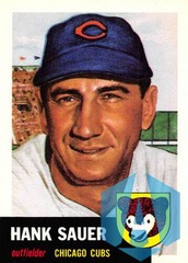 1991 Topps Archives #111 Hank Sauer 1953 Chicago Cubs